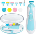 Baby Electric Nail Trimmer | Safe Manicure Kit with 6 Heads