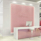 3D Foam Brick Wall Stickers | Pink Peel & Stick Wallpaper