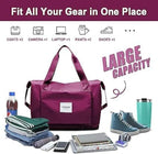 Foldable Wine Travel Duffel Bag | Lightweight Waterproof Tote