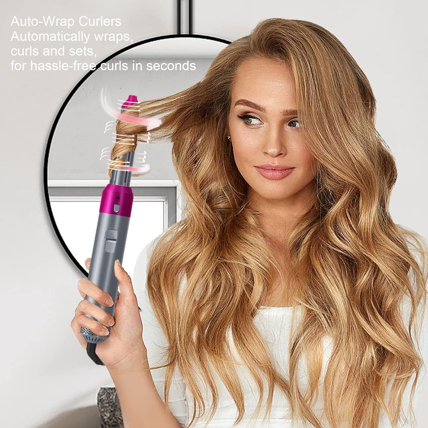 5-in-1 Hair Dryer Styling Tool – Curly, Straight & Dry Comb