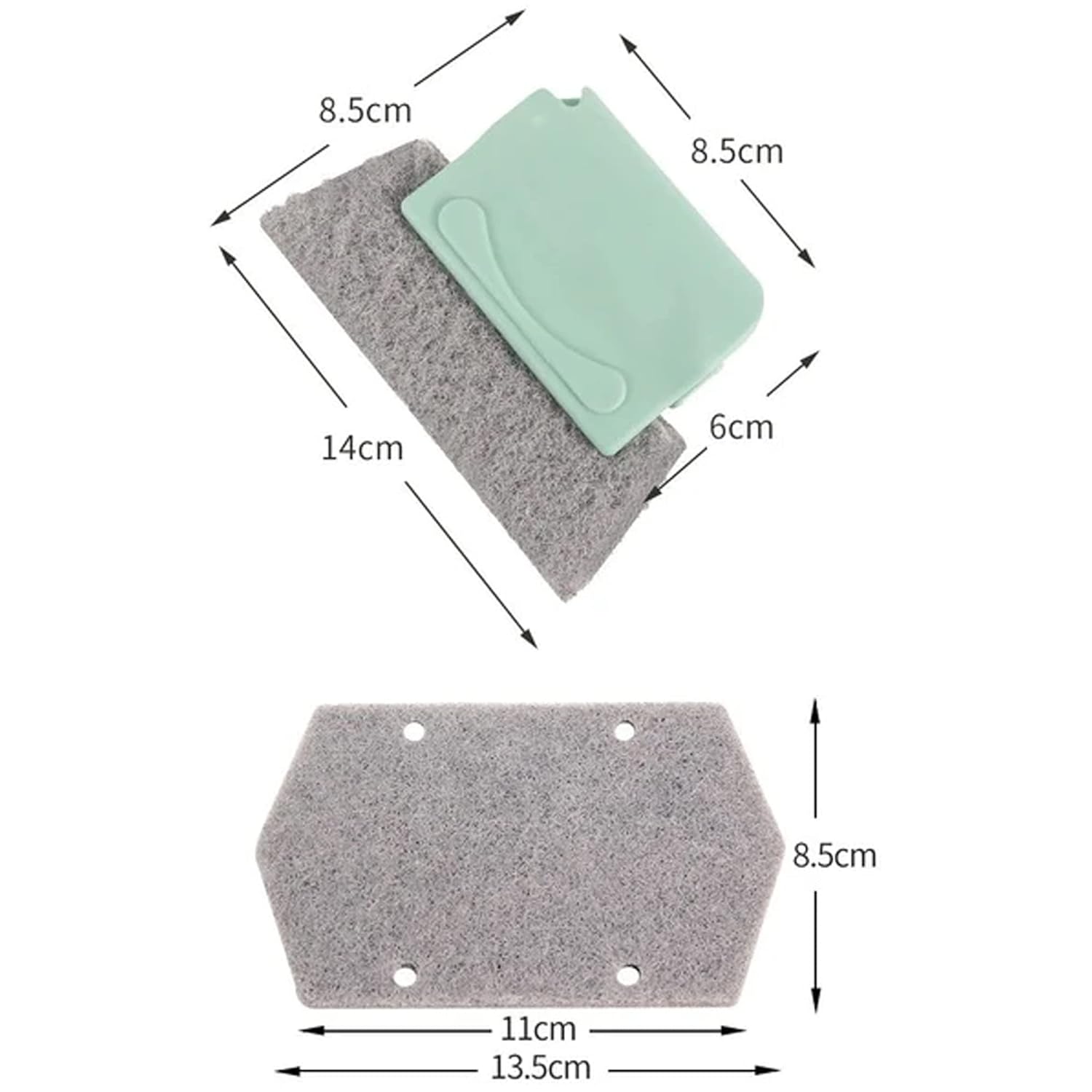 Window Slot & Track Cleaner Brush | Dust-Free Tight Spaces