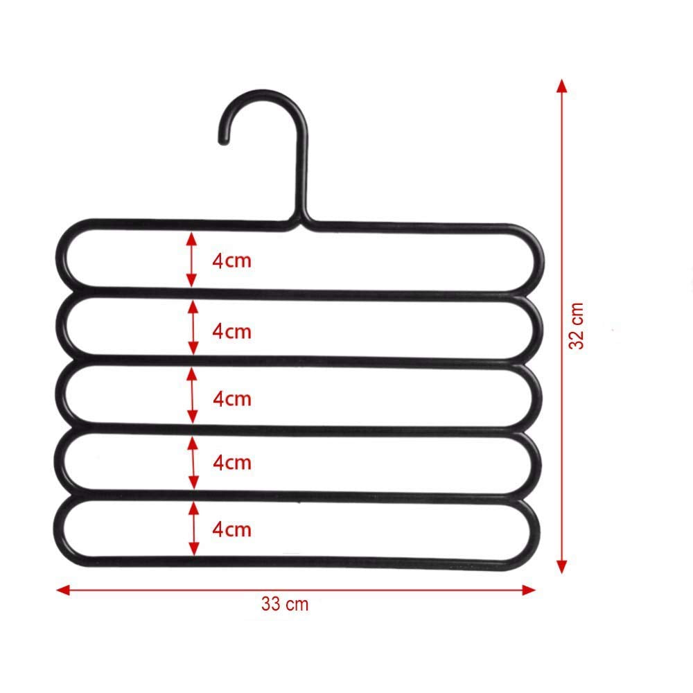 5-Layer Plastic Wardrobe Organizer | Multi-Functional Storage