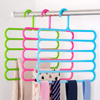 5-Layer Plastic Wardrobe Organizer | Multi-Functional Storage