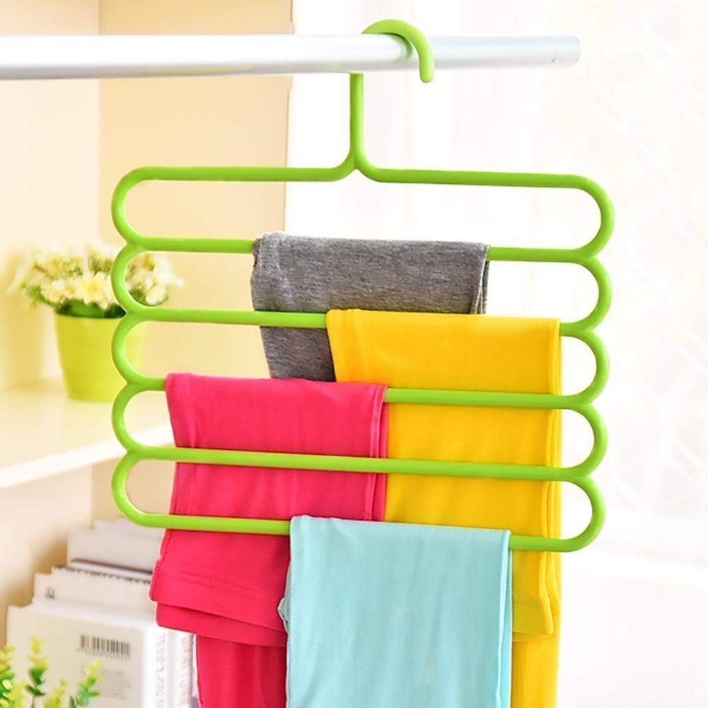 5-Layer Plastic Wardrobe Organizer | Multi-Functional Storage