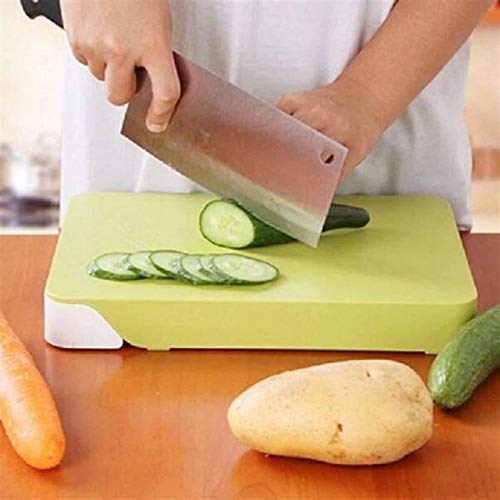 5-Piece Stainless Steel Kitchen Knife Set with Board & Scissor