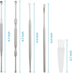 6-Pc Ear Wax Removal Kit | Cleansing Tools with Storage Box