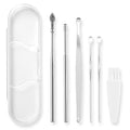 6-Pc Ear Wax Removal Kit | Cleansing Tools with Storage Box