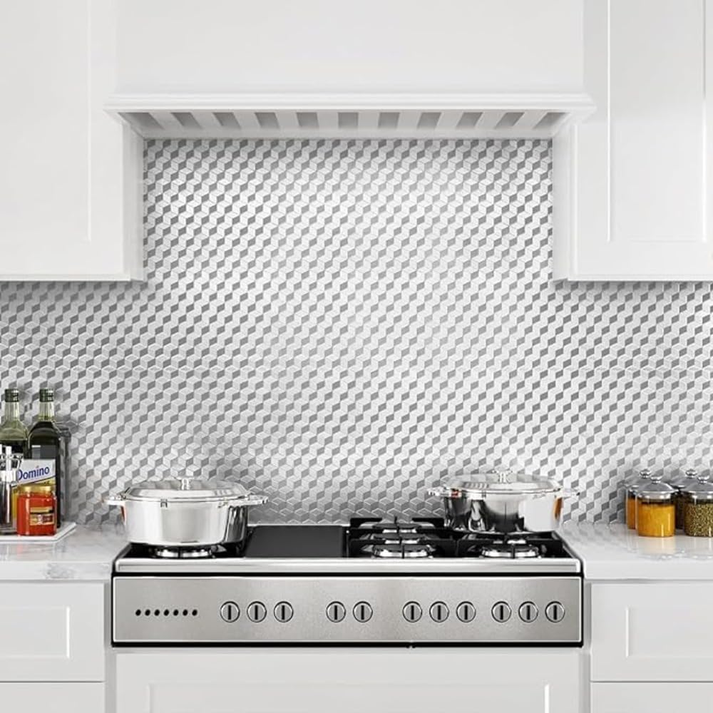 Peel & Stick Silver Wallpaper | Waterproof Vinyl Wall Decor