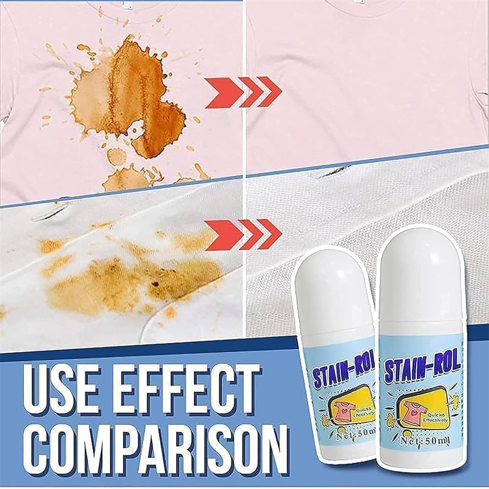 White Cotton Stain Remover Roller Ball Cleaner