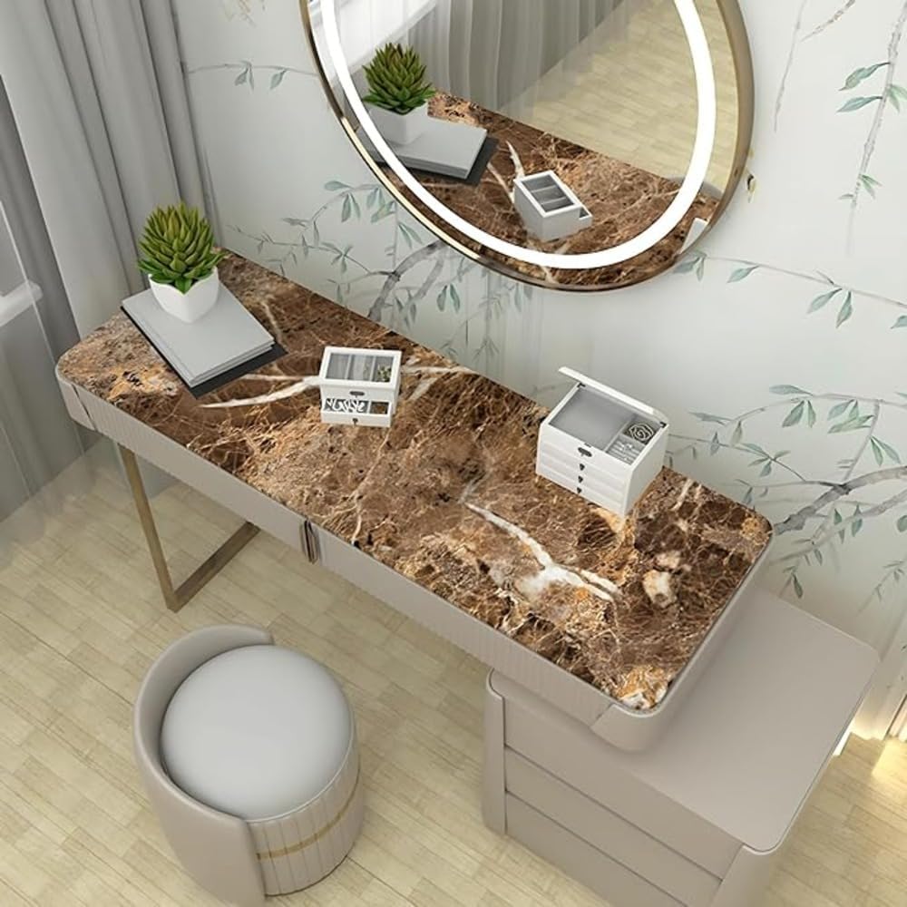 Peel & Stick Marble Wallpaper | Waterproof Green Vinyl Decor