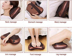Electric Neck & Back Massager Pillow with Heat – Deep Tissue Relief