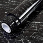 Peel & Stick Marble Wallpaper | Waterproof Black Vinyl Decor