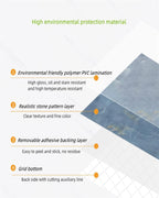 Peel & Stick Marble Wallpaper | Waterproof Green Vinyl Decor