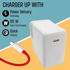 65W USB Type C Fast Charger with Cable Adapter