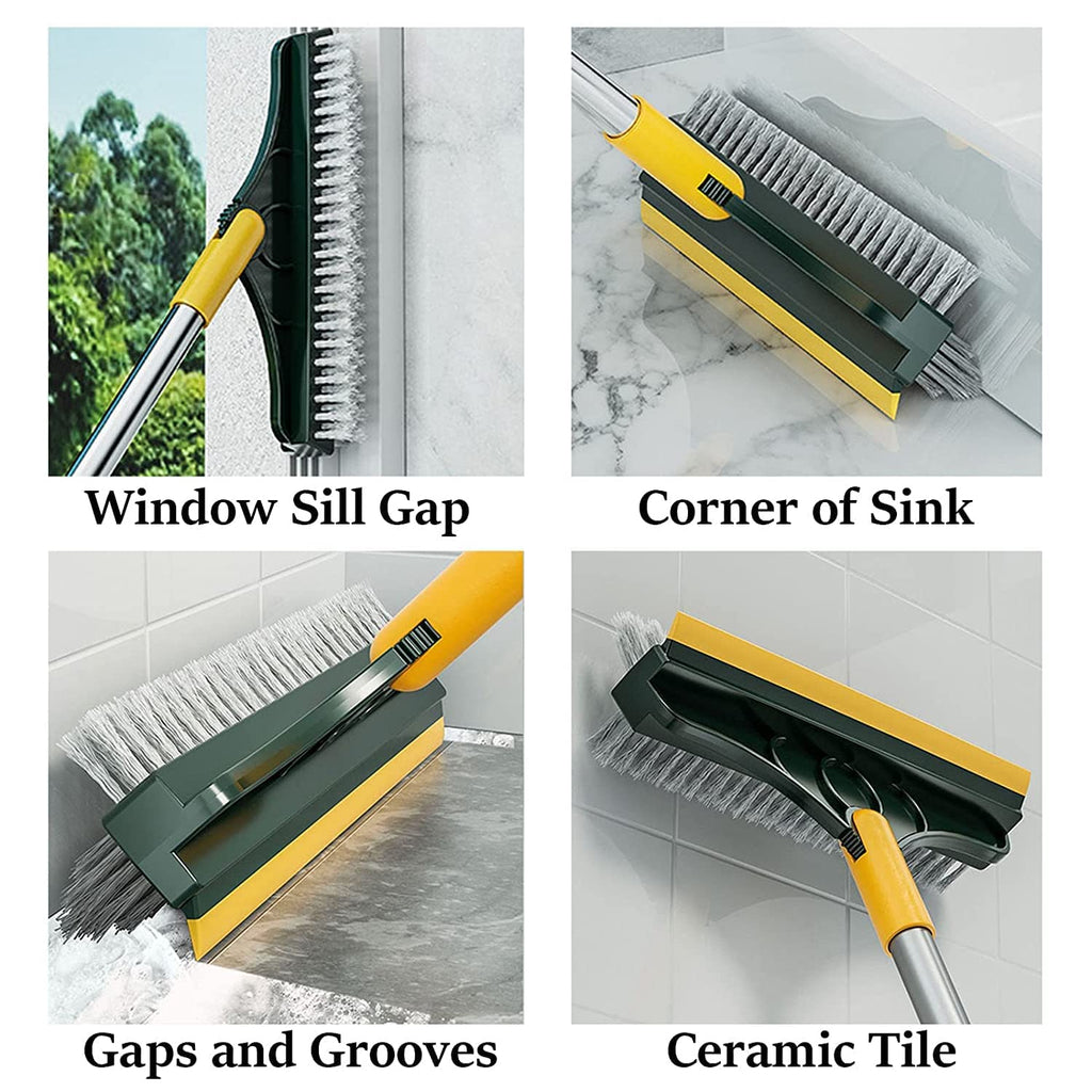 3-in-1 Tiles Cleaning Brush with Wiper – Versatile Combo