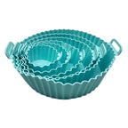 6 Pcs Reusable Silicone Air Fryer Liners Non Stick