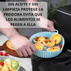 6 Pcs Reusable Silicone Air Fryer Liners Non Stick