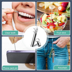 7-Pcs Stainless Steel Reusable Toothpicks Set