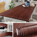 Peel & Stick Dark Wood Wallpaper | Waterproof Vinyl Wall Decor