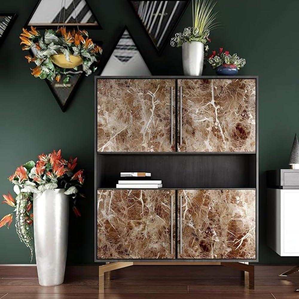 Peel & Stick Marble Wallpaper | Waterproof Green Vinyl Decor