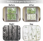 Self-Adhesive Window Privacy Film | Decorative Bamboo White