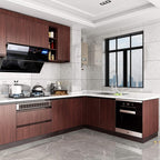 Peel & Stick Dark Wood Wallpaper | Waterproof Vinyl Wall Decor