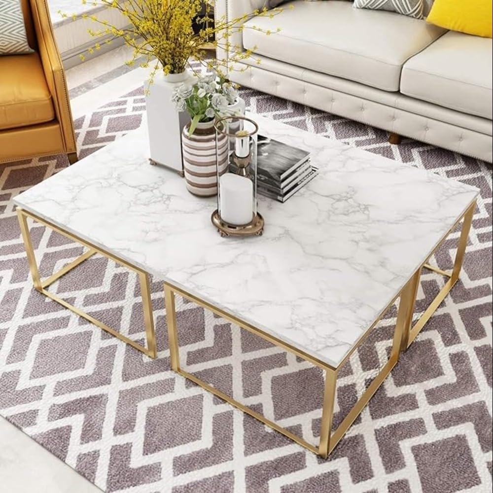 Peel & Stick Marble Wallpaper | Waterproof White Vinyl Decor