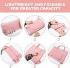 Peach Foldable Travel Duffel Bag | Lightweight Waterproof Tote