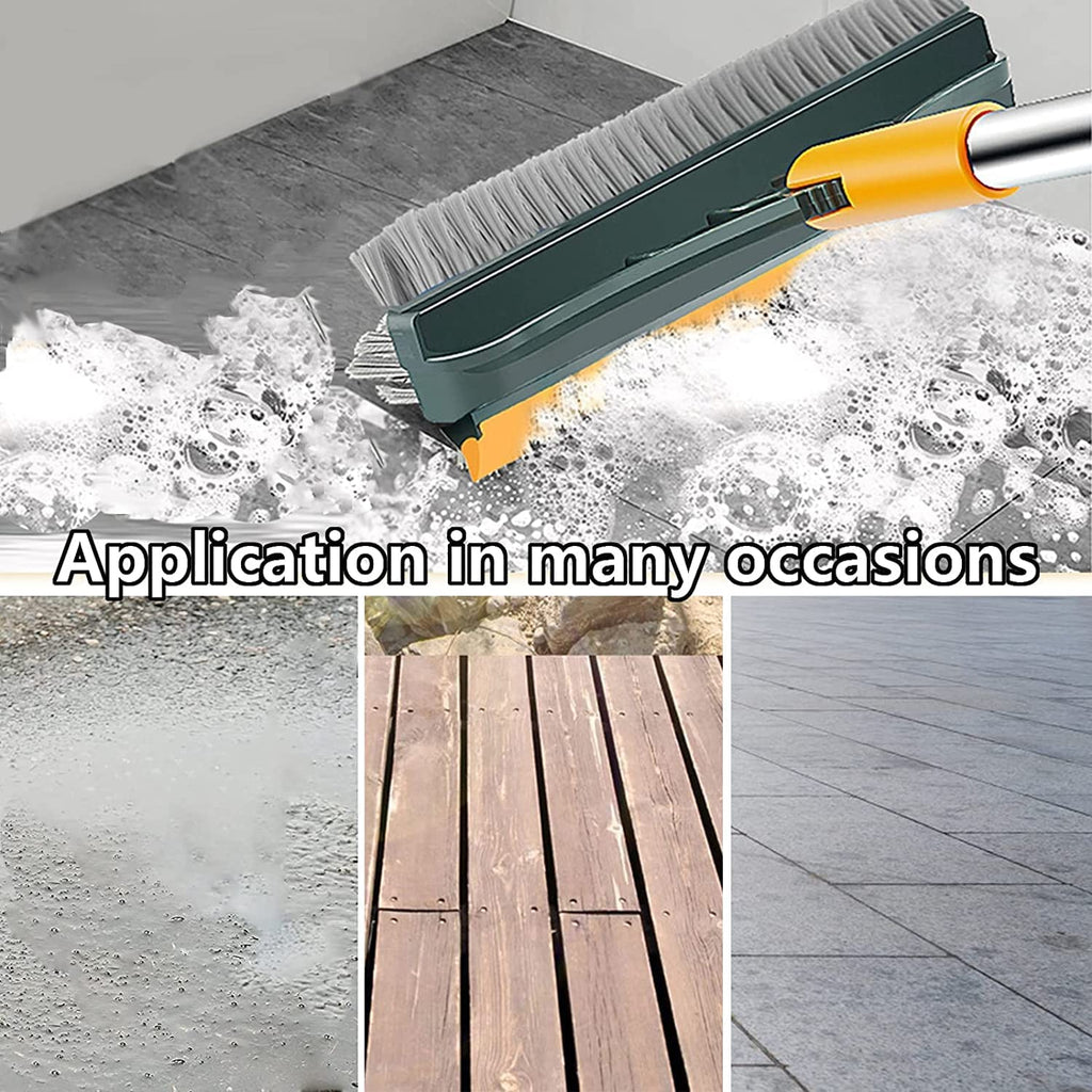 3-in-1 Tiles Cleaning Brush with Wiper – Versatile Combo