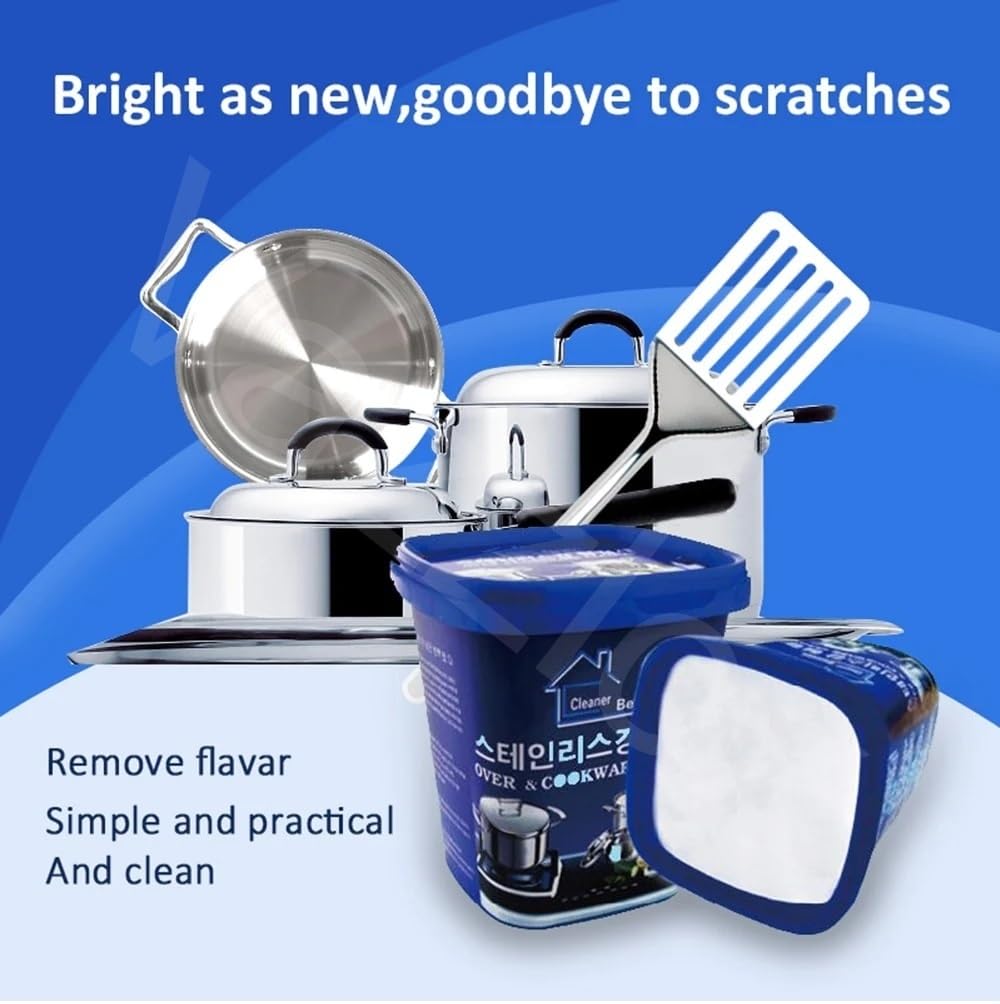 Powerful Stainless Steel Cleaner Paste | Rust & Stain Remover