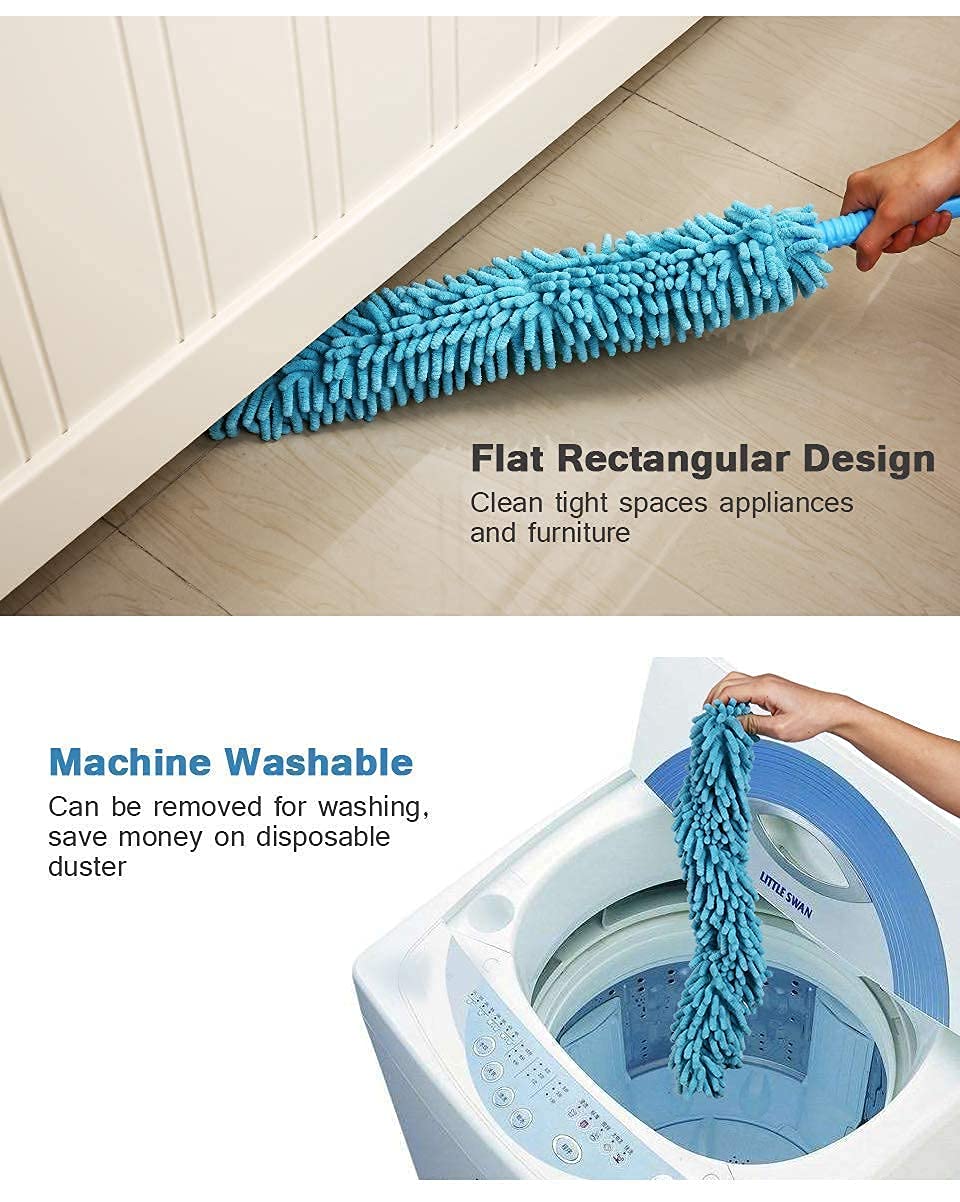 Flexible Fan Cleaning Duster | Multi-Purpose Home & Car Tool
