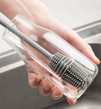 Silicone Baby Bottle Cleaner Brush | Long Handle Narrow Neck