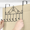 7-Hook Over Door Hanger Organizer for Home & Office