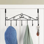 7-Hook Over Door Hanger Organizer for Home & Office
