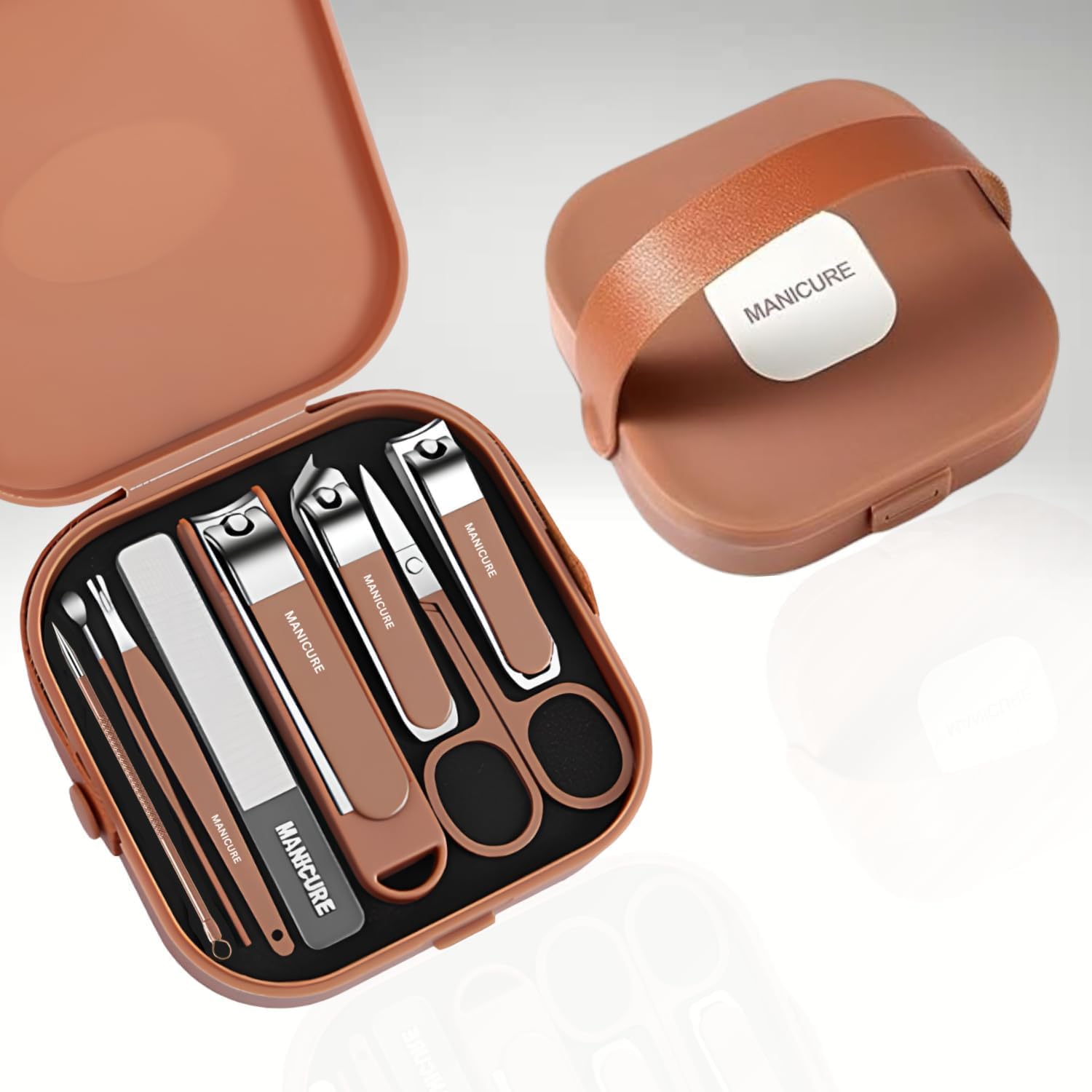 8-in-1 Nail Clipper Set Portable Manicure Pedicure Kit