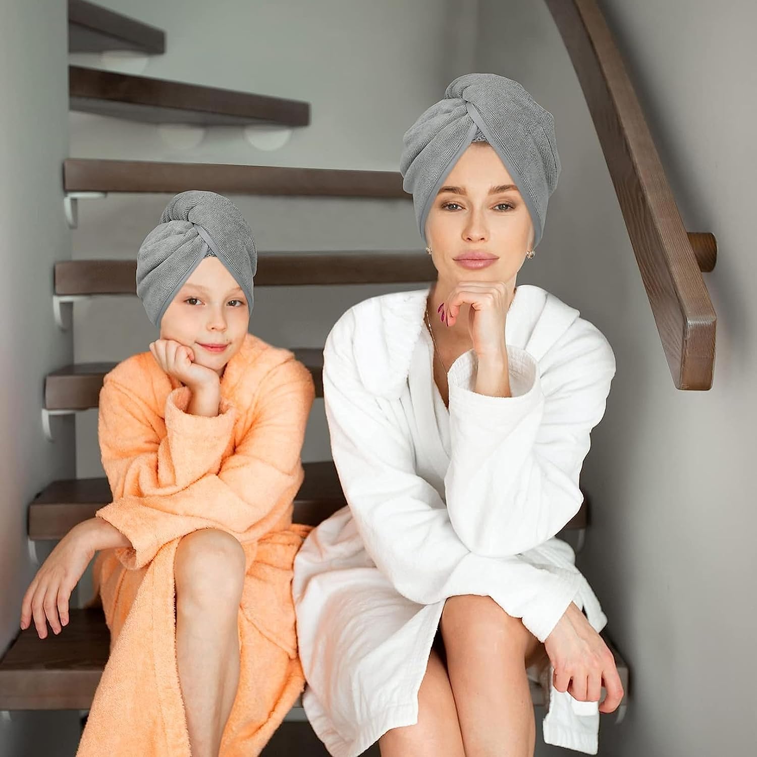Microfiber Hair Drying Towel | Fast Dry Wet Hair Multicolor