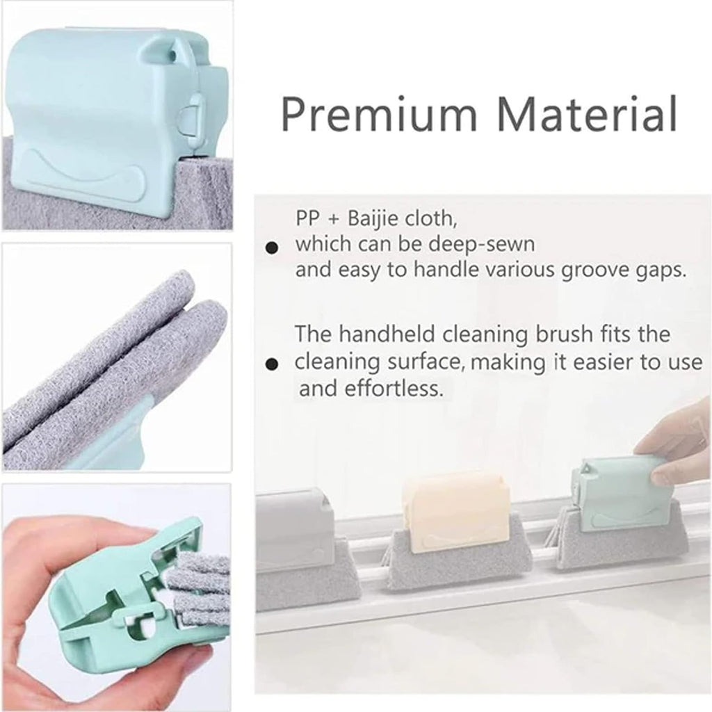 Window Slot & Track Cleaner Brush | Dust-Free Tight Spaces