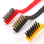 3-Piece Mini Wire Brush Cleaning Tool Kit for Easy Cleaning