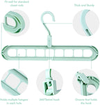 9-Hole Rotating Wardrobe Hanger | Anti-Skid Space Saver