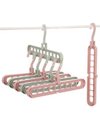 9-Hole Rotating Wardrobe Hanger | Anti-Skid Space Saver