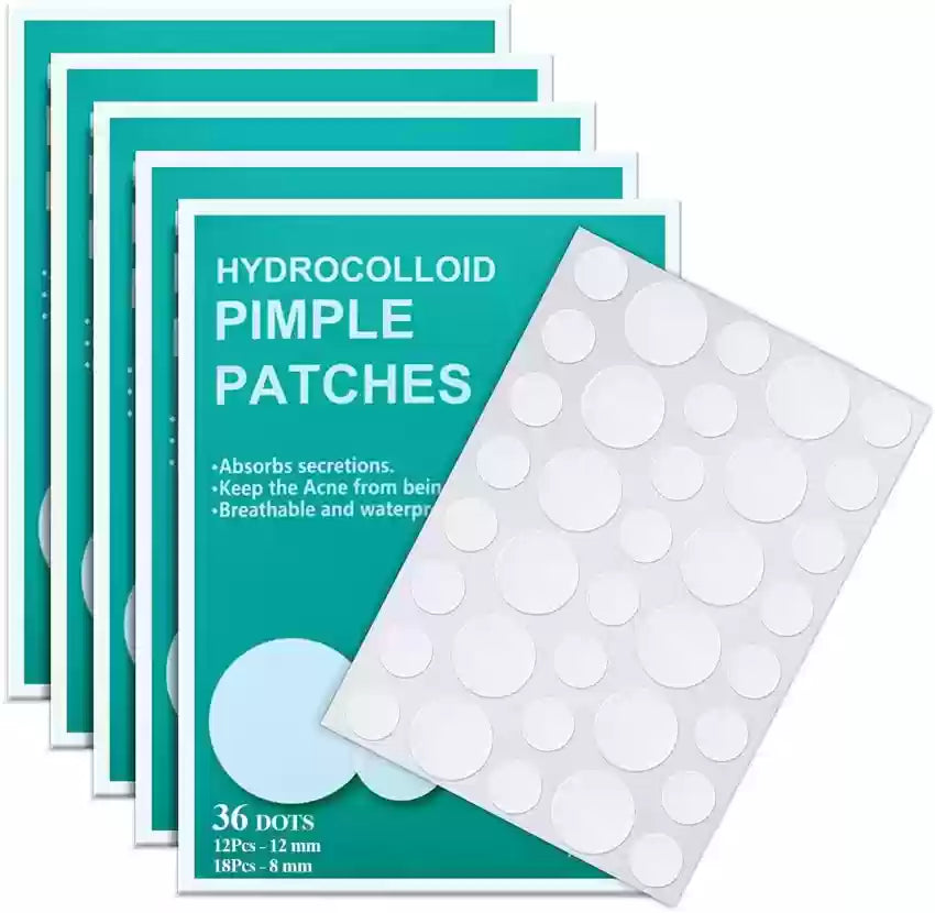 Face Acne Pimple Patch – 36 Hydrocolloid Spot Healing Strips