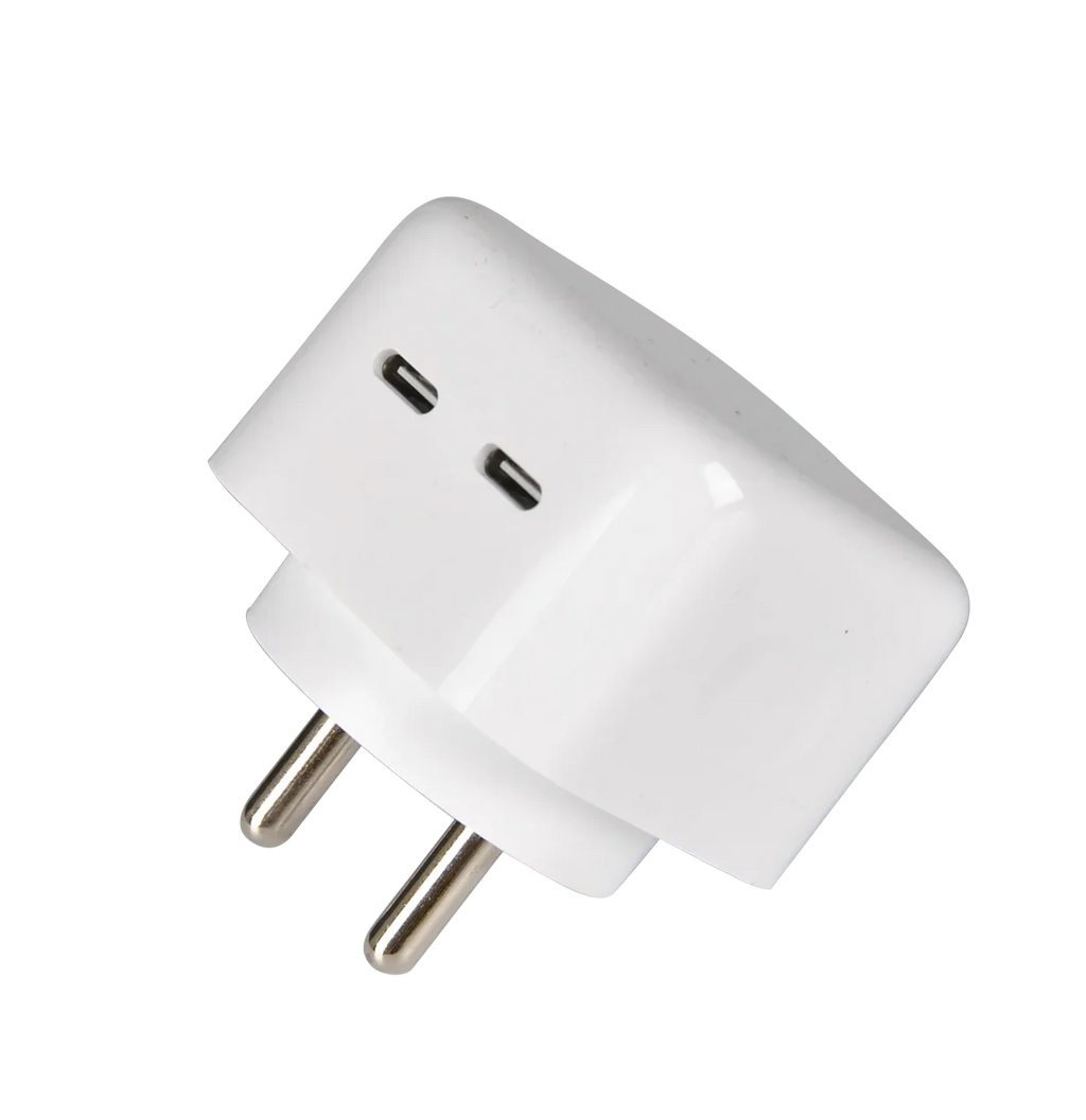 35W Dual Port USB-C PD Fast Wall Charger with 2 Cables