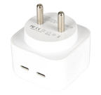 35W Dual Port USB-C PD Fast Wall Charger with 2 Cables