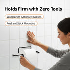 Adhesive Toilet Paper Holder – Bathroom Tissue Dispenser