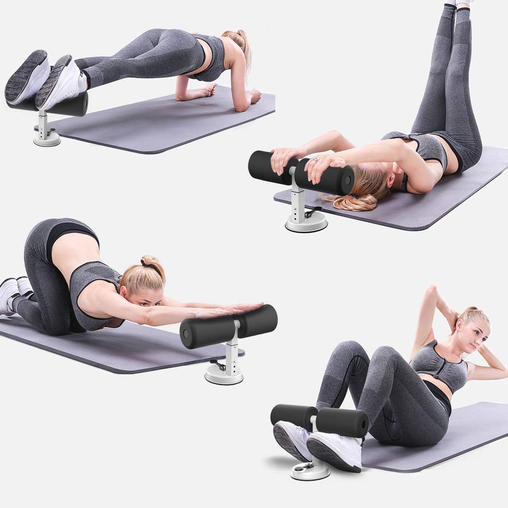 Adjustable Sit-Up & Push-Up Bar – Suction Home Gym Trainer