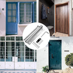 Adjustable Automatic Spring Door Closer Silver