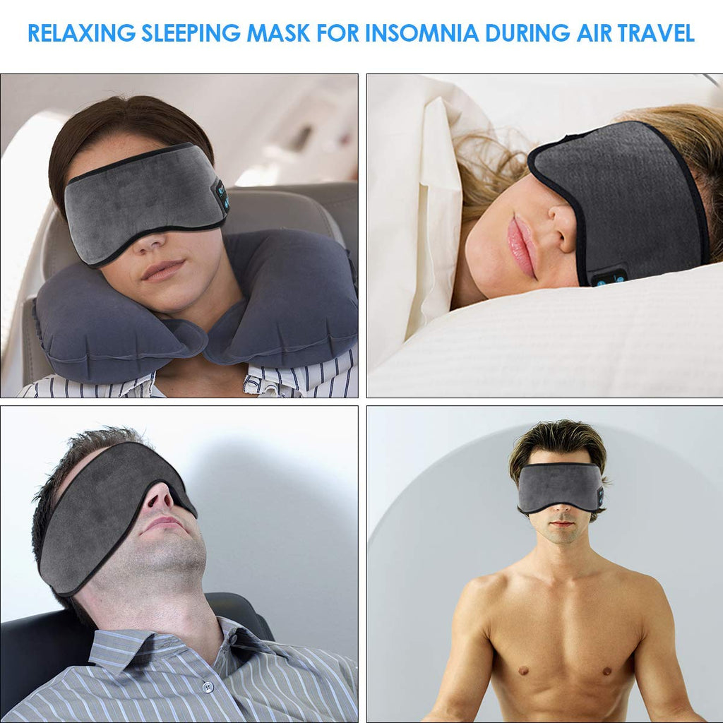 Bluetooth Sleep Headphones Eye Mask Wireless
