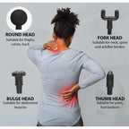 Boost X Deep Tissue Massage Gun 3200 RPM 4 Heads Pain Relief