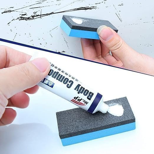Car Body Scratch Remover Wax Kit with Sponge Applicator