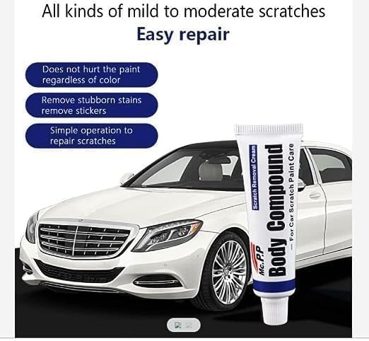 Car Body Scratch Remover Wax Kit with Sponge Applicator